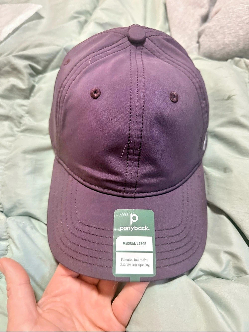 Ponyback Everyday Fit Hat black & deep Purple